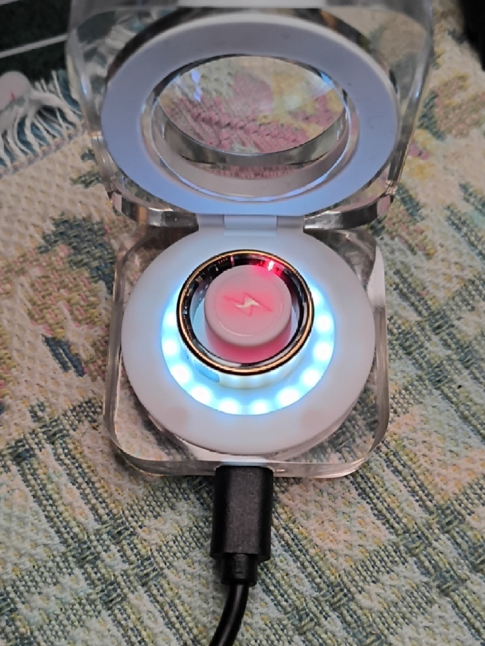 Smart Ring LED Display - Black - Picture 4 of 10